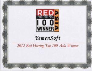 اختيار شركة يمن سوفت كواحدة من أفضل 100 شركة في آسيا من قبل Red Herring
